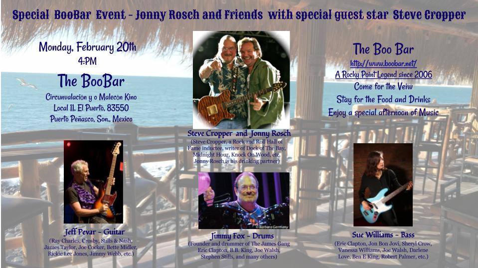 Jonny Rosch & Friends featuring guitar legend Steve Cropper