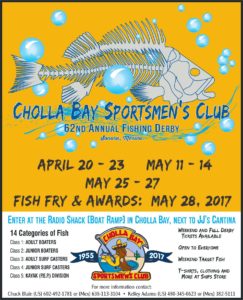 CBSC Fishing Derby Phase 3 Sonoran Spa Reservations