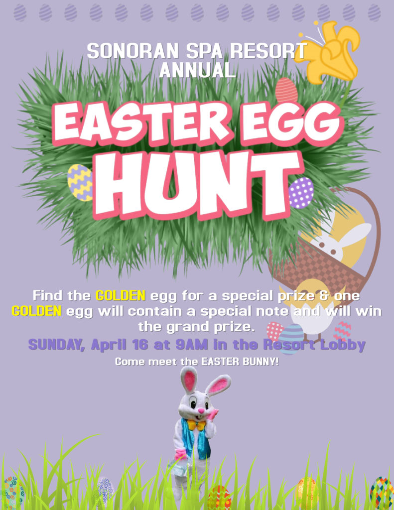 Easter Egg Hunt Event Sonoran Spa Reservations