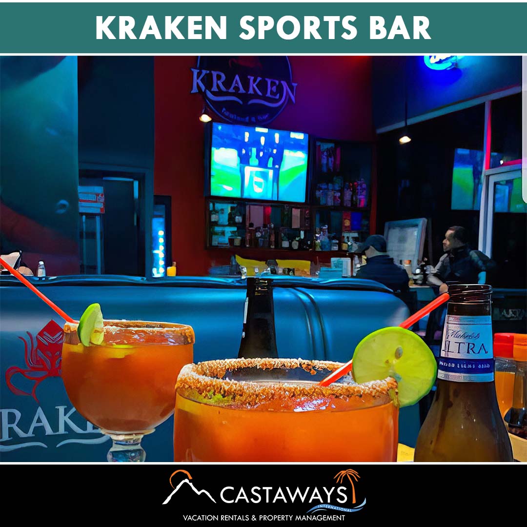 Rocky Point Bars and Nightlife - Kraken Sports Bar, Sonoran Spa Puerto Peñasco, Mexico Arizona Usa