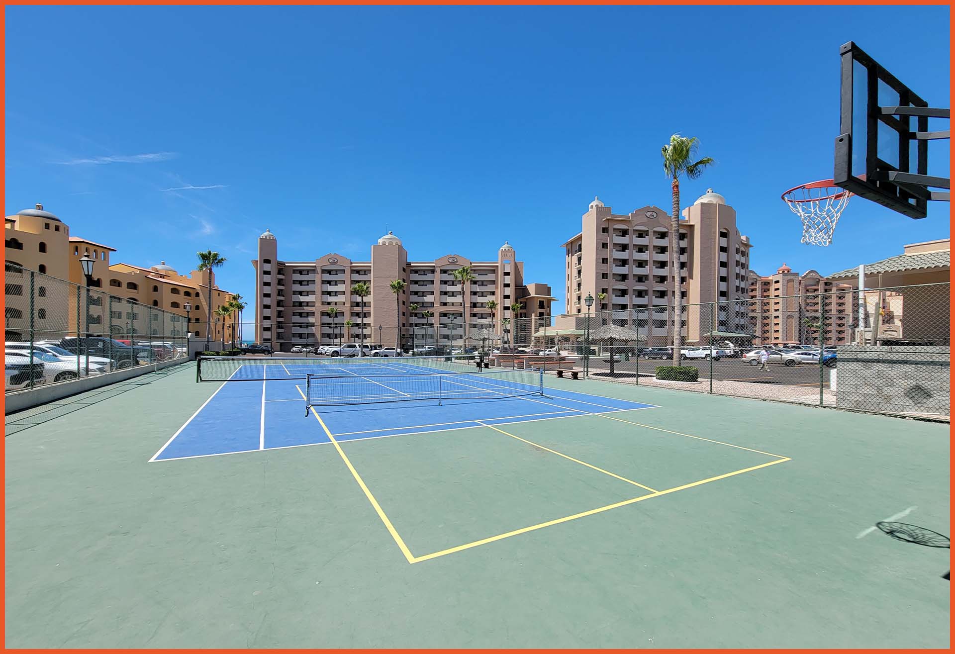 Sonoran Spa Tennis Court Rocky Point, Puerto Peñasco Sonora, Mexico Arizona USA